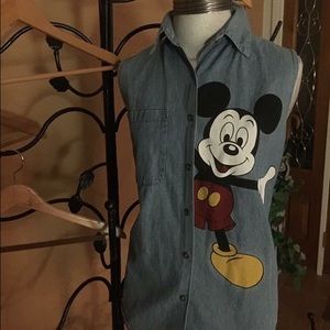 Mickey Mouse Disney Blouse in Denim.
